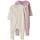 NAME IT NBFNIGHTSUIT 2P ZIP FF HEART rosa 56