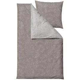 Södahl Infinity Blumen Taupe 135 x 200 cm + 80 x 80 cm