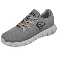 GIESSWEIN Merino Runners Herren, Merino Sneaker Men - Atmungsaktive Männer Schuhe - Geruchsneutral - ohne Socken - natürliche Merinowolle 3D Stretch, Leichte Sport und Freizeit Schuhe - Merino Wool - 47 EU
