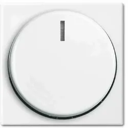 Busch-Jaeger BUSCH-BALANCE SI Drehknopf, Dimmer, alpinweiß, glänzend, ohne ISO Aufdruck