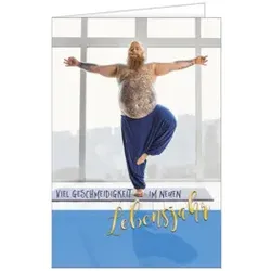 Geburtstagskarte Yoga 51-12755 Bild