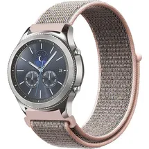 system-s Armband 20 mm aus Nylon für Huawei Watch Smartwatch in Pink