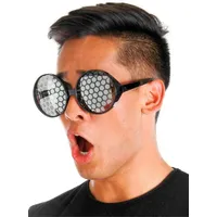 Elope Kostüm Insektenbrille, Es gibt nicht nur die Fliegerbrille, es gibt auch die 'Fliegenbrille'! schwarz