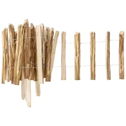 VOSS.garden Beeteinfassung Holz, 300x30 cm, Haselnuss, Rasenbegrenzung, 5 - 7cm Abstand