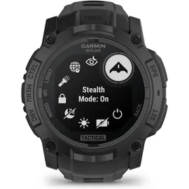 Garmin Instinct 3 Solar 50 mm Tactical Edition Schwarz