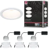 Paulmann 94870 Cole Coin Einbauleuchte LED 6 W Weiß