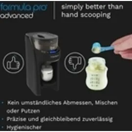 Baby Brezza babybrezza Flaschenzubereiter Formula Pro Advanced Schwarz, Schwarz