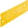 zaun|zu® Sichtschutzstreifen Dekor Starline 255 x 15 cm Gelb PVC 2 St.