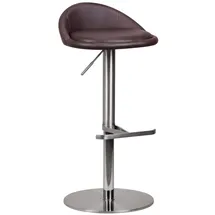 Wohnling Barhocker WL1.602 braun Kunstleder, 1 St.