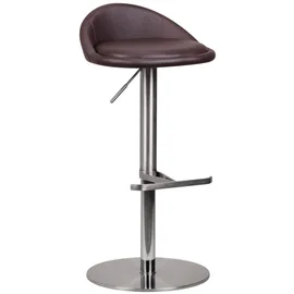 Wohnling Barhocker WL1.602 braun Kunstleder, 1 St.