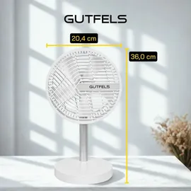 Gutfels VENTI 3020 R 20 cm Tischventilator Weiß
