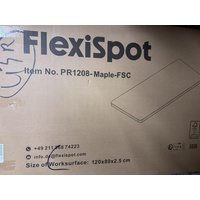 FlexiSpot PR1208-Maple-FSC abgerundete Tischplatte 120x80x2,5cm ahorn Neu