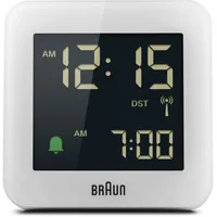 Braun Digitaler Funkwecker Mitteleuropäische Zeitzone (MEZ) mit Schlummerfunktion, Negatives