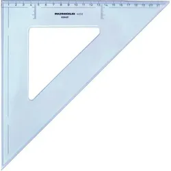 Rumold Zeichendreieck 45 Grad 32cm Kathete Tuschekante Kunststoff leicht getönt 4012108020305 Rumold 4232