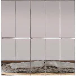 trendteam Garderoben-Set Mirror 10 Türen weiß
