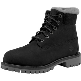 Timberland 6 IN WP Shearling Lined Kinder Stiefel schwarz 38