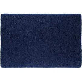 Rhomtuft Badteppich Square Blau 60 x 90 cm