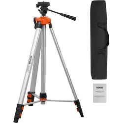 VEVOR Universal Stativ Baustativ für Laser und Nivelliergeräte Alu 695-1750mm