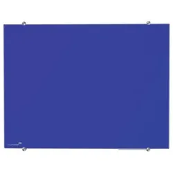 Legamaster Glasboard Colour 100x150 cm blau magnethaftende Glasoberfläche, inkl.