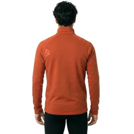 Ternua Momhill Fleece Mit Halbem Reißverschluss - Deep Ginger / Orange.Com - 2XL