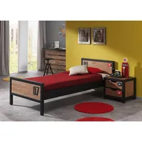 Vipack Kinderbett Alex 90 x 200 cm Kiefer gebürstet beige