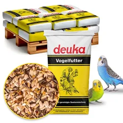 deuka Wellensittich 12x20kg - Alleinfutter für Wellensittiche und Grassittiche