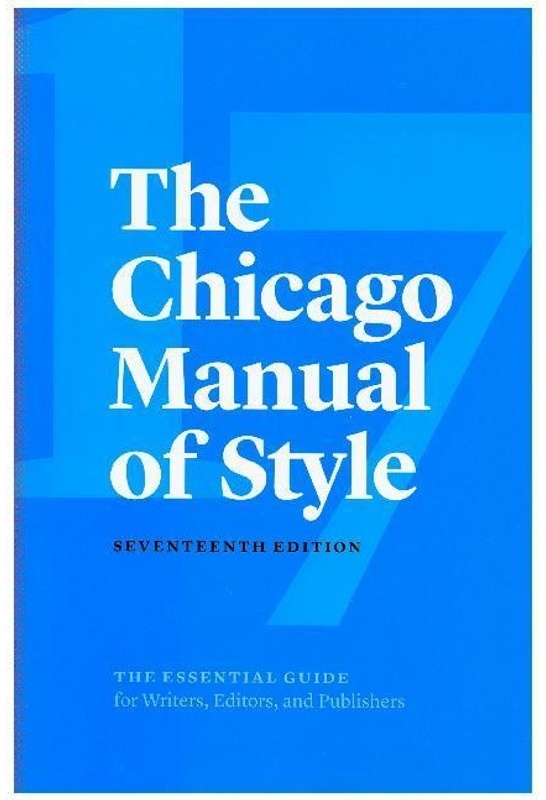 The Chicago Manual Of Style  17Th Edition; . - The University The University  Gebunden