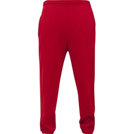 URBAN CLASSICS Trainingshose Sweatpants Straight Leg Rot 3XL
