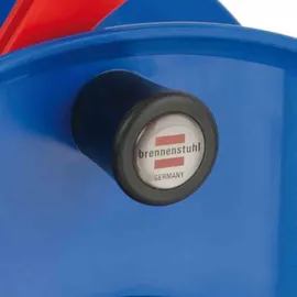 Brennenstuhl Kabeltrommel, 50m IP44 3xSteckdosen, Mit thermischem Überlastschutz, mit Tragerahmen