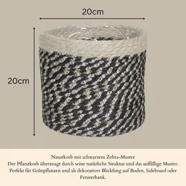 Marrakesch Orient & Mediterran Interior Marrakesch Ø 20 x 20 cm Natur-Schwarz