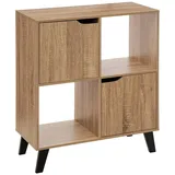 5five simply smart 5five - Regal mit 4 fächern tür ceda mit naturholzeffekt