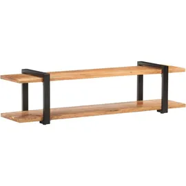vidaXL TV-Schrank Lowboard 160x40x40 cm Braun Massivholz