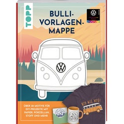Vw Vorlagenmappe "Bulli". Die Offizielle Kreative Vorlagensammlung Mit Dem Kultigen Vw-Bus - Miriam Dornemann, Taschenbuch