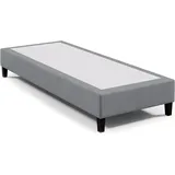 Best For Home Hotelbett Boxspringbett Bettgestell Boxspringgestell 90x200 cm Grau Boxspring Rahmen ohne Matratze