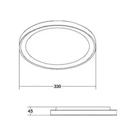Brumberg 1 LED rund weiß