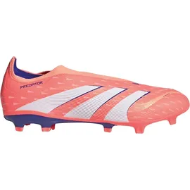 adidas Predator League Laceless FG/MG Herren Signal Coral/Cloud White/Beam Orange 43 1/3