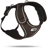 Curli Belka Hundehalsband Braun S