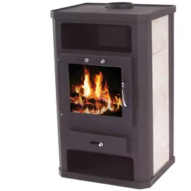 Apex Digital Apex Kaminofen Kachelofen Stahl Schwarz
