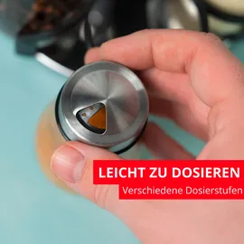 Westmark Lissabon Gewürzstreuer 18 cm Silber unbefüllt
