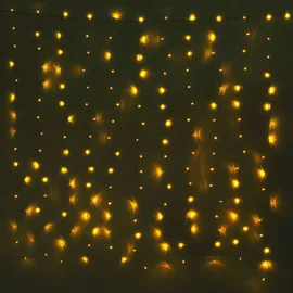 GLOBO Lichterkette Kunststoff 1,5 m 192x LED warmweiß