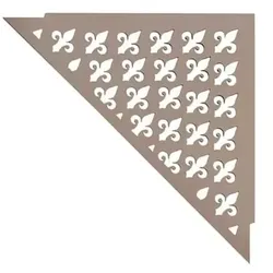 Multifunktions-Duschablage "Vintage", beige Art. 12704