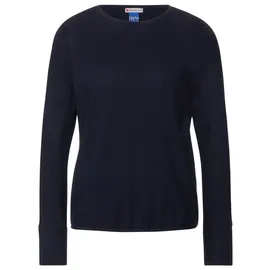 STREET ONE Langarmshirt in deep blue | Gr.: 38