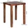 FineBuy Bartisch 80 x 80 x 110 cm Braun
