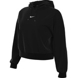 Nike Damen Top W Nk One Tf Po Hoodie Lbr, Black/White, FB5210-010, S