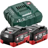 Metabo Basis-Set LiHD 18 V 2 x 5,5 Ah + Schnellladegerät 685122000