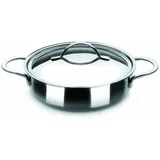 Ibili Noah 605324 Kochtopf, rund, mit Deckel, Edelstahl, 24 cm