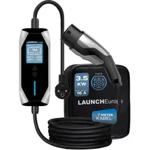 Launch Tragbares Elektroauto-Ladegerät Mobile Wallbox Typ 2 (3,68 kW, 16 A) 7 m