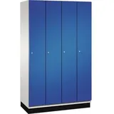 C+P Umkleidespind 4510040S10022 Sockel 4Abteile B1200mm lgr/ebl