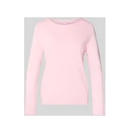 s.Oliver Feinstrickpullover mit Rollkanten Rosa M