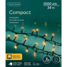 Lumineo LED Lichterkette Compact 34 m Grün